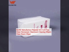 KILINE Manufactory Polyester M-3 Lint Free Clean Nonwoven Cleanroom Cleaning Wipers Clean Room Wiper