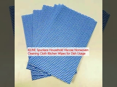 KILINE Spunlace Household Viscose Nonwoven Cleaning Cloth Kitchen Wipes for Dish Usage