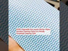 KILINE Disposable Non-woven Kitchen Wipes Spunlace Cleaning Cloths Eco-friendly Household Cleaning Cloth