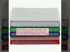 KILINE Kitchen Supplies Microfiber Wire Dishcloth Multifunctional Non-Scratch Eco-Friendly and Multipurpose for Dishes