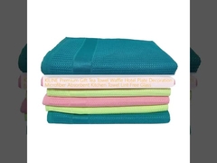KILINE Premium Gift Tea Towel Waffle Hotel Plate Decoration Microfiber Absorbent Kitchen Towel Lint-Free Glass 