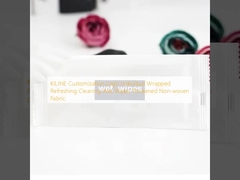 KILINE Customization Logo Individual Wrapped Refreshing Cleaning Wet Wipes Thickened Non-woven Fabric 