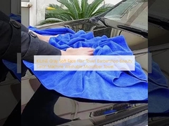 KILINE Gray Soft Face Hair Towel Barbershop Beauty Salon Machine Washable Microfiber Towel 