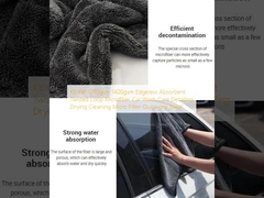 KILINE 1200gsm 1400gsm Edgeless Absorbent Twisted Loop Microfiber Car Wash Care Detailing Drying Cleaning Micro Fiber Quick-dry Towel
