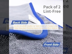 KILINE Microfiber Quality Car Wash Towel with Twisted Loop Detail Absorbent Polishing Quick Drying Microfiber Material