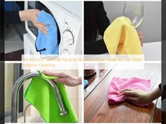 KILINE HOT SHRINK Packing Hot Microfiber Towel for Car Wash Interior Cleaning