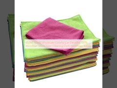 KILINE 40x40 Wholesale Colorful Car Detailing 100% Microfiber Micro Fiber Cleaning Cloth Microfiber Towels